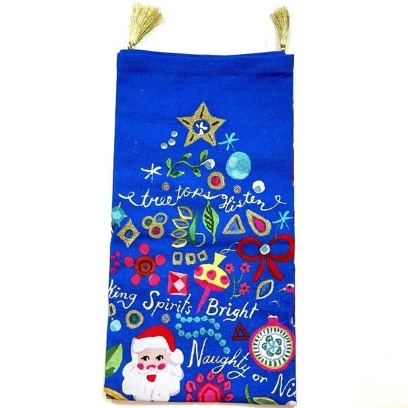 Anthropologie Danielle Kroll Treetops Glisten Dish Towel - Picture 4 of 7